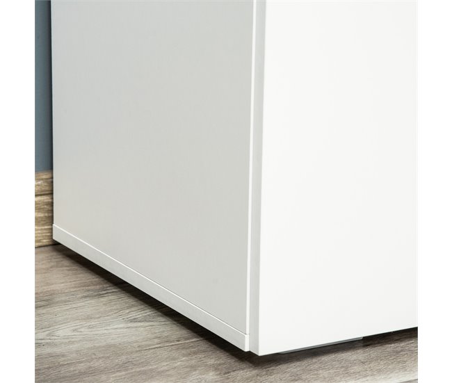 Aparador de Salón Melamina de Madera HOMCOM 70 Blanco
