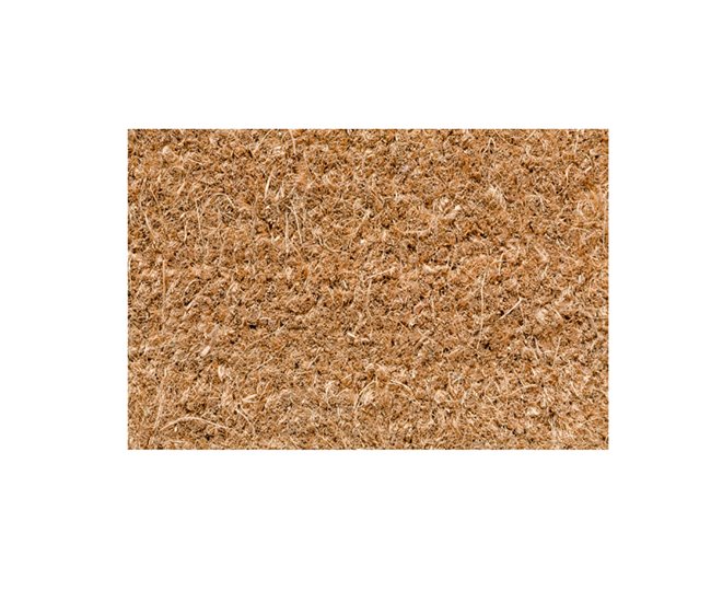 Acomoda Textil – Felpudo de Coco Natural Ecológico, Resistente y Antideslizante, Ideal para Interior y Exterior de Hogar, Oficina, Puertas y Jardín. 45x80 Marron