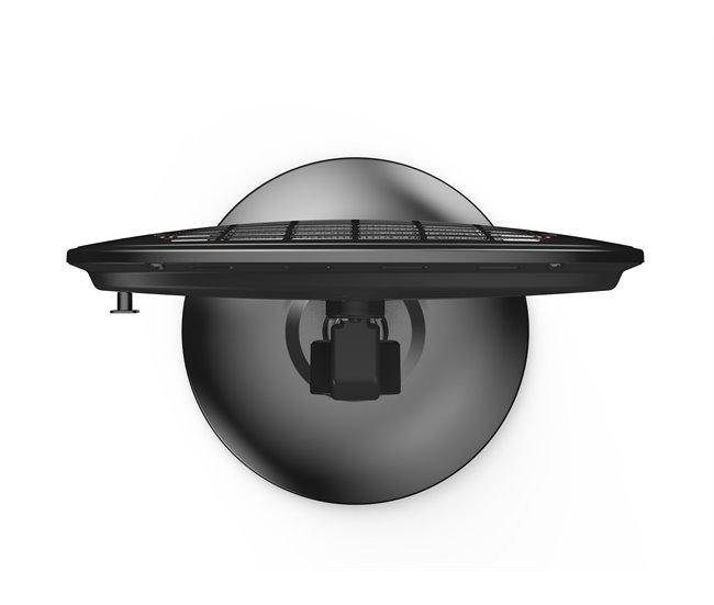 Calefactor halógeno 2000W con altura regulable Negro