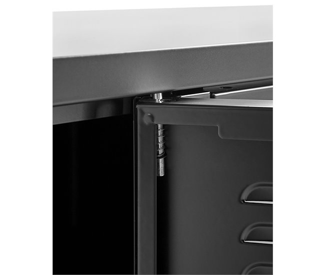 Beliani Estantería de oficina CARDIFF 120 Negro