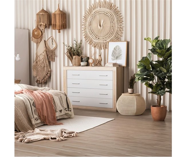 Cómoda Lara  cajones 98 Marron Claro