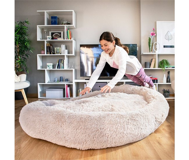 Cama de Perro para Humanos | Human Dog Bed XXL Beige