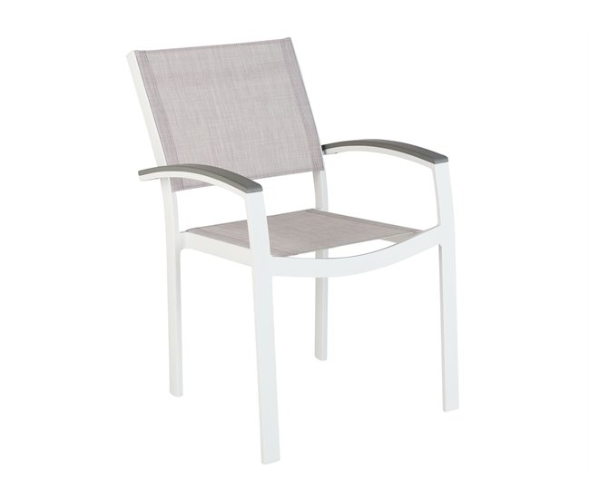 Beliani Conjunto de comedor PERETA Gris Claro