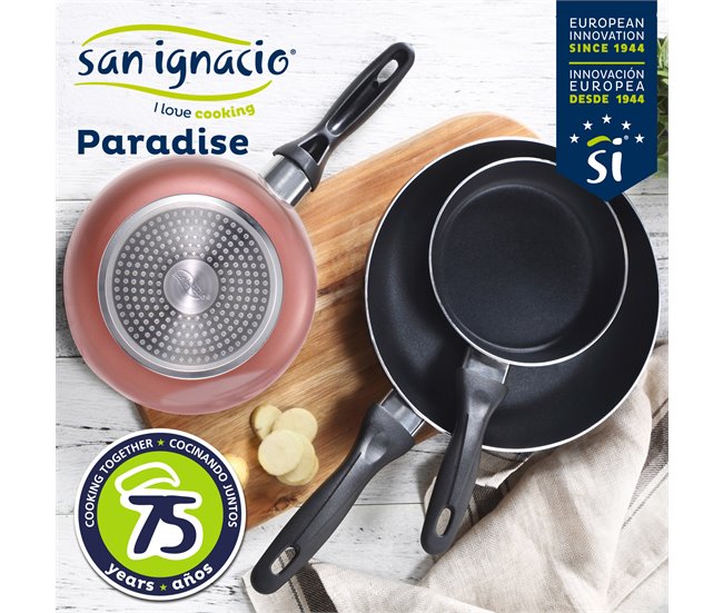 Bateria de cocina 8 piezas  y  juego de sartenes Multicolor