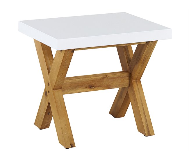 Beliani Conjunto de comedor OLBIA Blanco