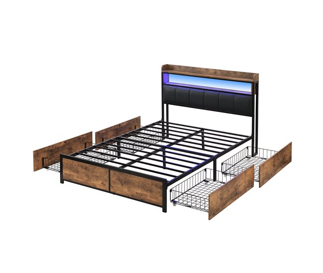 Camas de matrimonio Negro