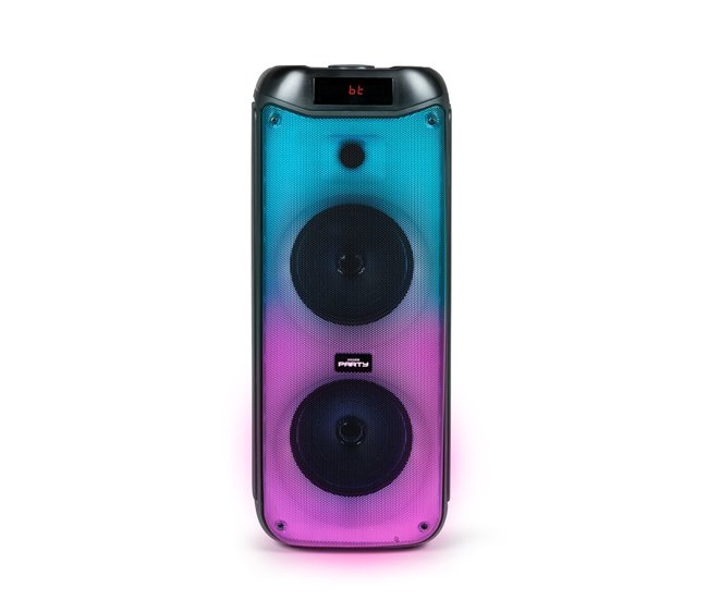Altavoz inalambrico luminoso Bluetooth Bigben Negro