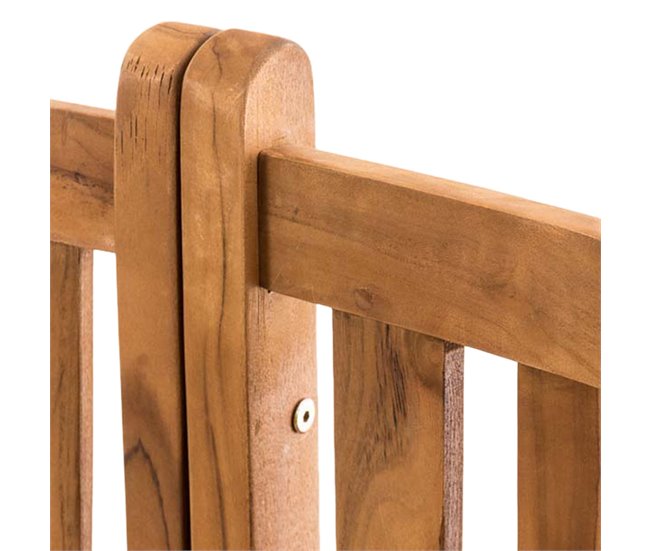 Banco de jardín - Novum - Madera 200x200 Marron