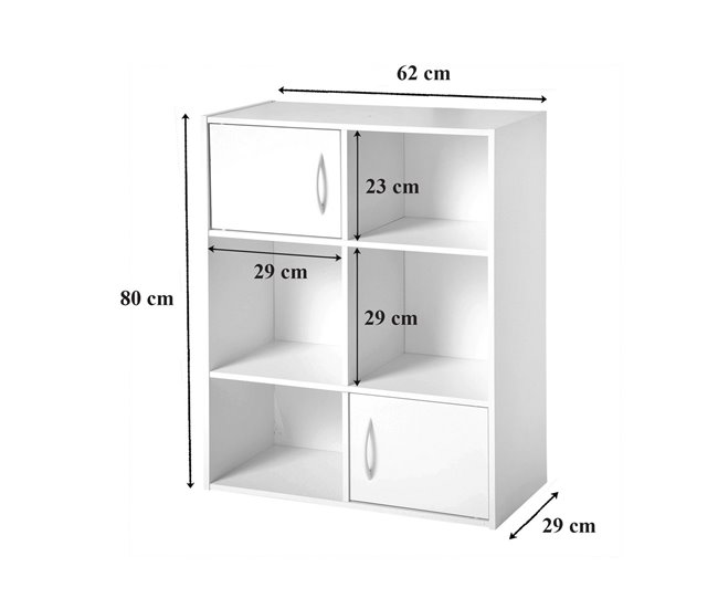 Estantería de almacenaje 61 Blanco
