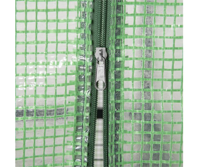 Invernadero de Jardín Acero, PE Outsunny Verde