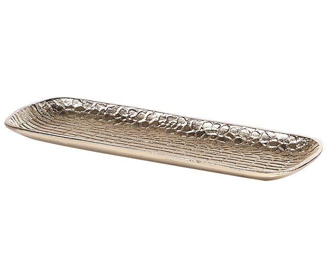 Beliani Plato decorativo BRANTAS Dorado