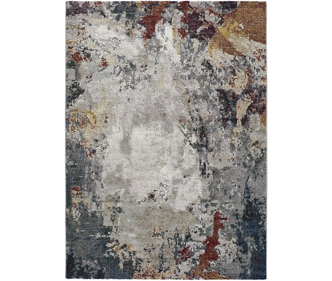 Alfombra abstracta GRAFFITI - ATTICGO 140x200 Multicolor