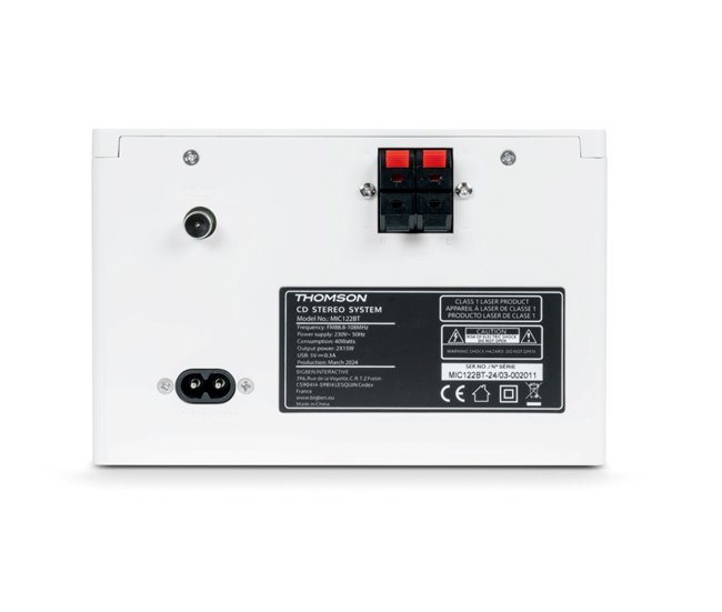 Microcadena Bluetooth Thomson Blanco/ Madera