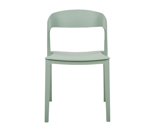 Beliani Silla de comedor SOMERS Verde