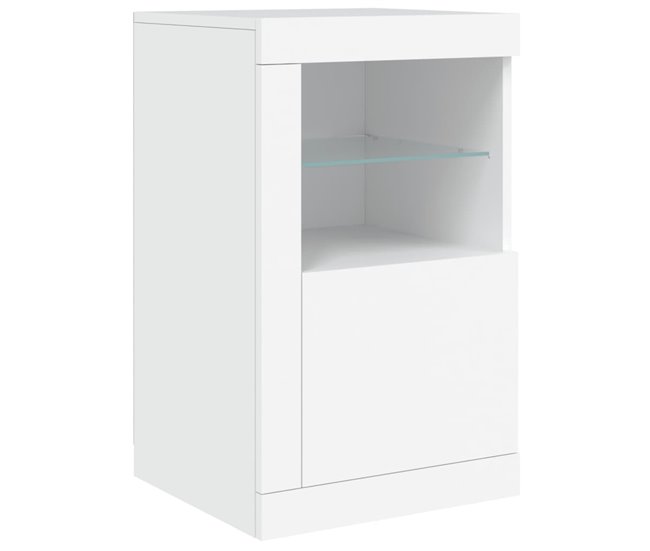 Aparador con luces LED 163 Blanco