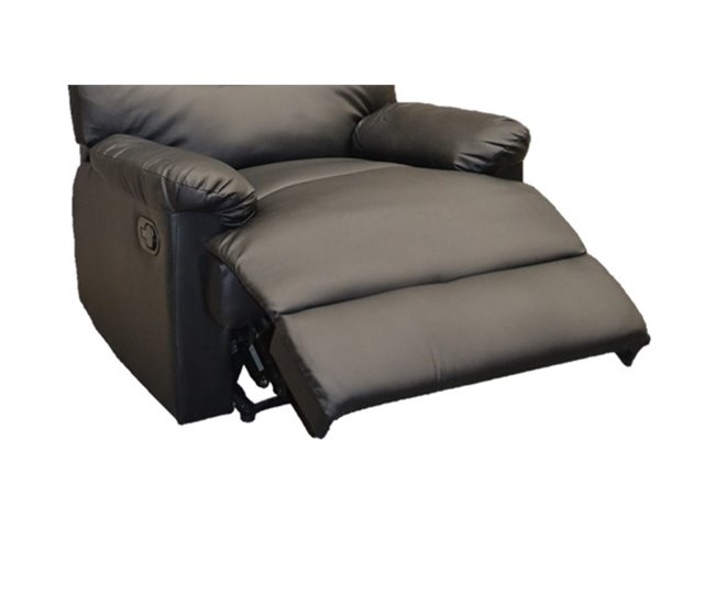 Sillón relax motorizado con masaje ROMA negro Negro