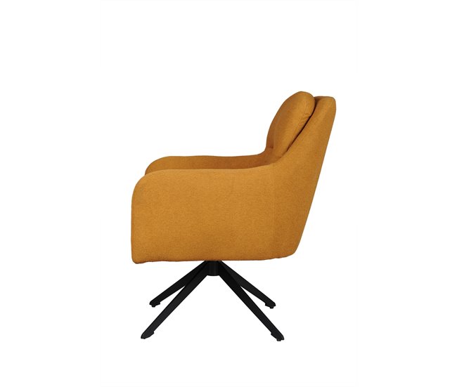 Sillón rotativo decorativo JERRY mostaza Mostaza