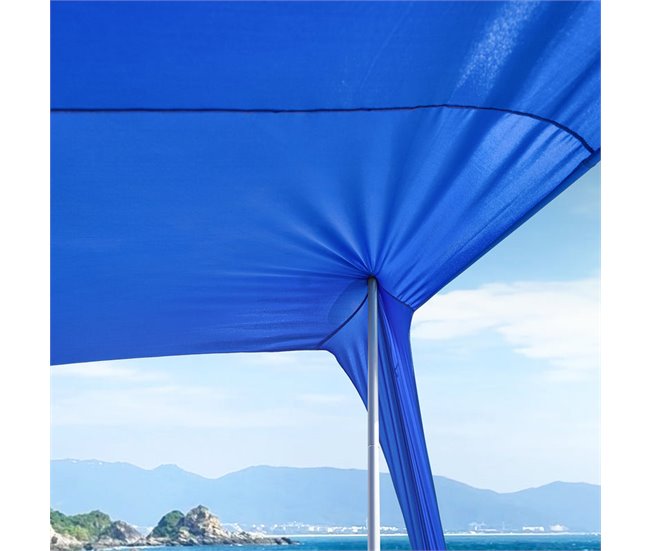 Tienda Carpas Para Playa Con Anclas De Bolsa SoBuy 400x400 Azul
