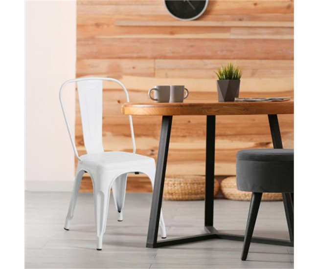 Silla Industrial Strong Thinia Home Blanco