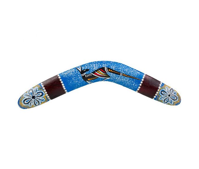 Boomerang de madera Multicolor