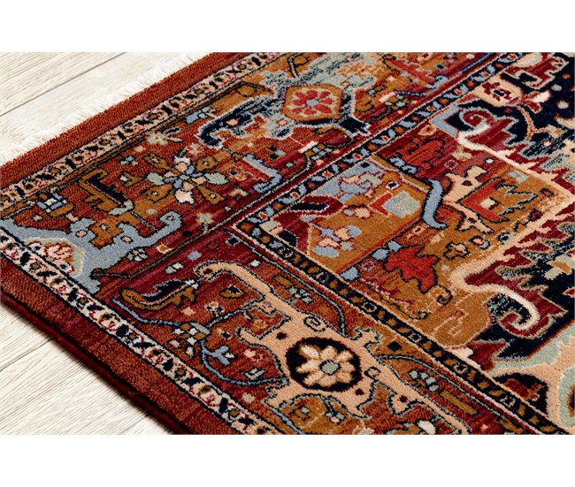 Alfombra KESHAN franjas Ornamento oriental 2886/53588 250x340 Multicolor