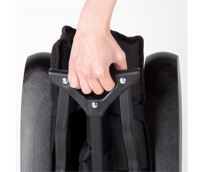 Aktive Silla plegable camping acolchada y reclinable Negro