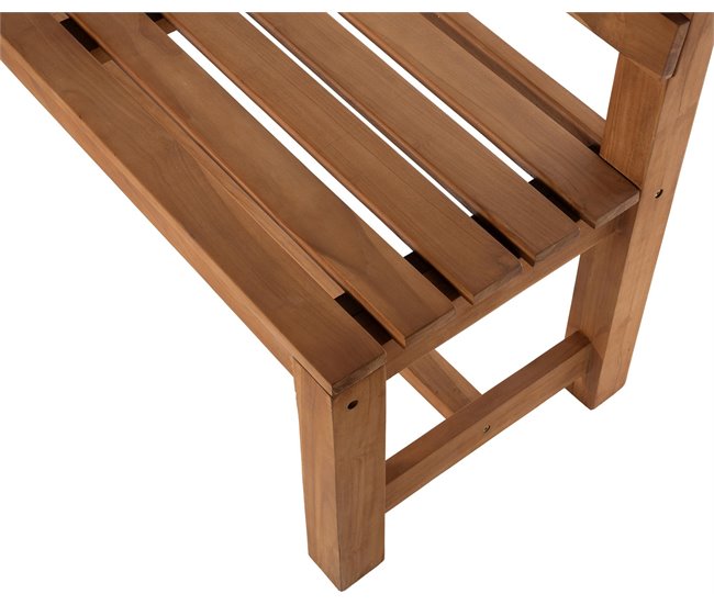 Banco de jardín - Augusta - Madera 120x50 Marron
