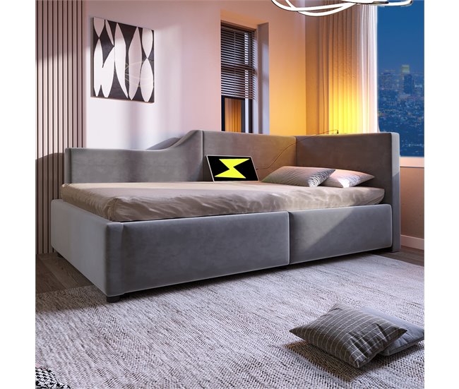 Canapés abatibles Gris