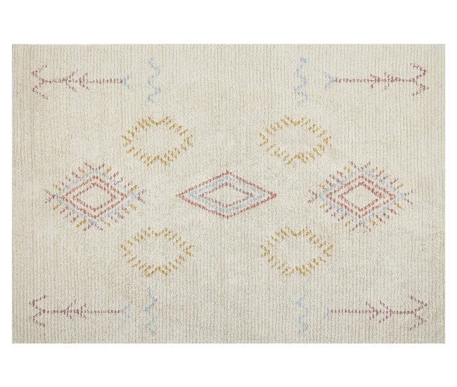 Beliani De pelo corto BETTIAH 140x200 Beige