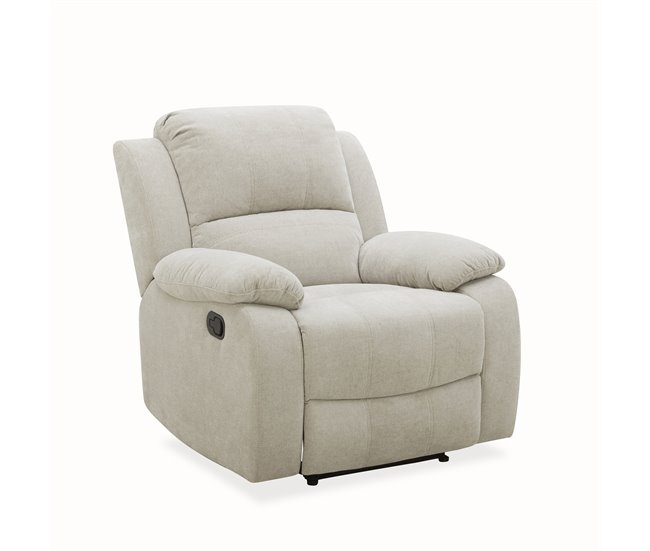 Sillón relax manual RYAN Gris Claro