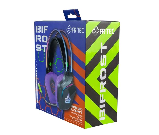 Auriculares con Micrófono Gaming Multicolor