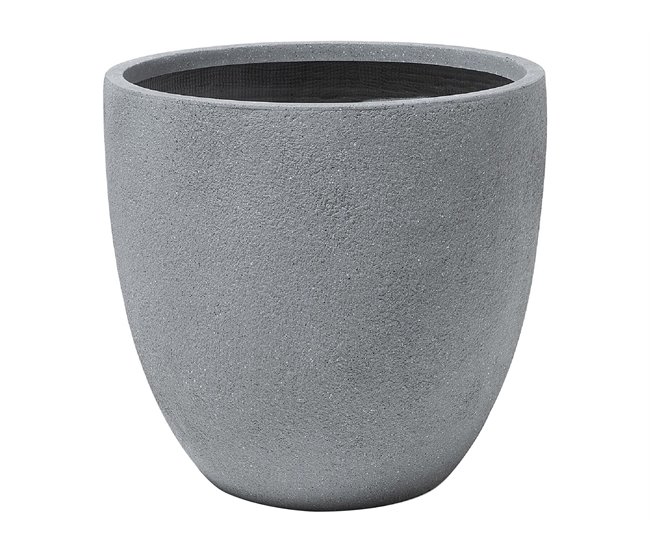 Beliani Maceta KANNIA Gris Claro