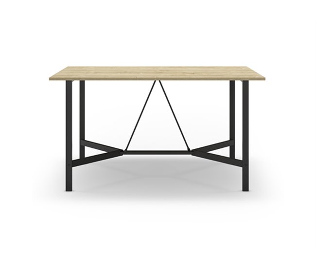 Mesa de comedor rectangular DALMA Roble