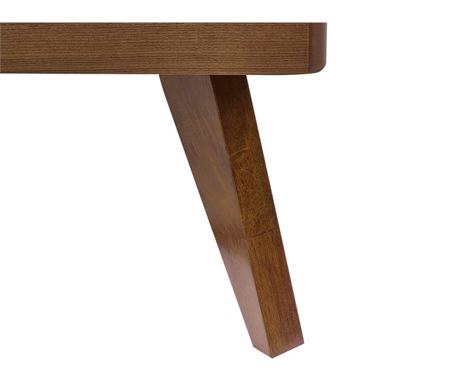 Beliani Cama MDF POISSY 167x202 Madera Oscura