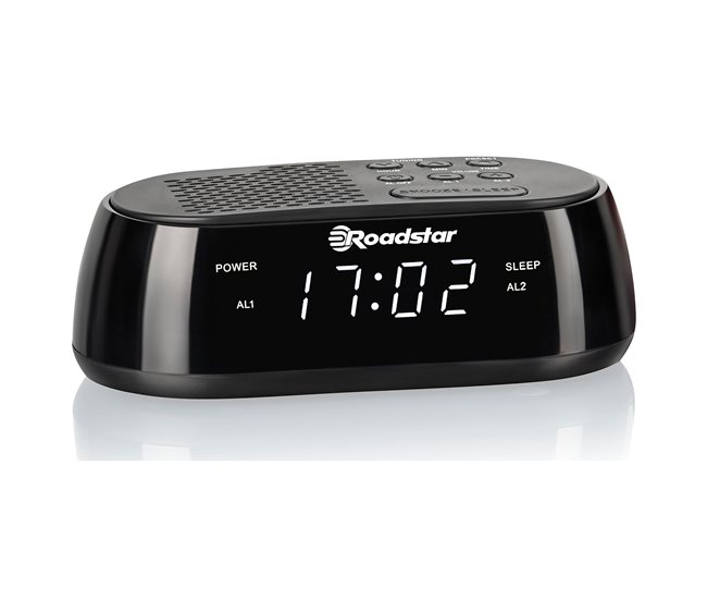Despertador Roadstar CLR-2477 Negro