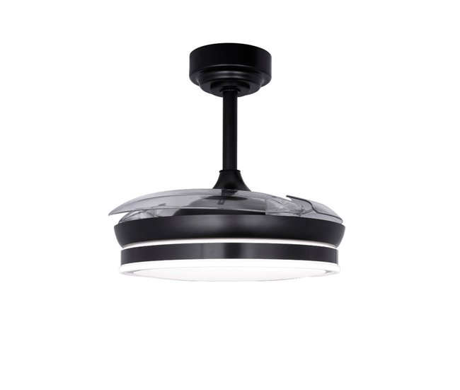 Ventilador De Techo Metal Serie Costa S Negro