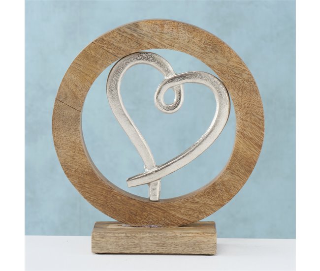Figura decorativa LORETJA marca BOLTZE Gris/ Madera