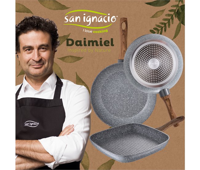 Bateria de cocina 12 piezas con juego de sartenes Multicolor