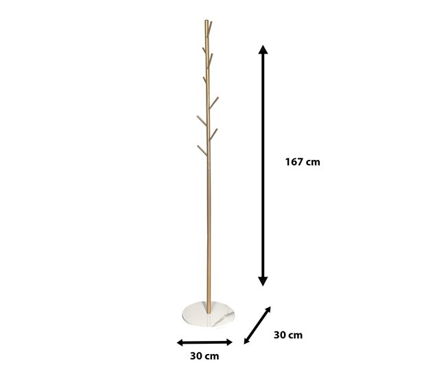 Perchero Premium Elegance 8 colgadores Nyana Home Negro