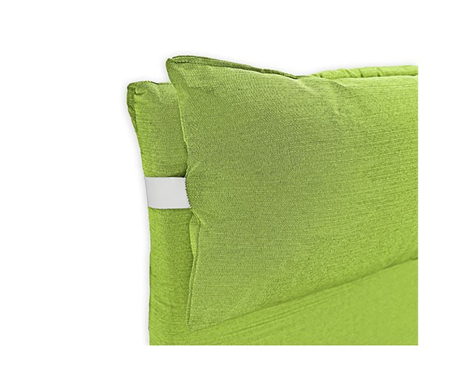 Acomoda Textil - Colchón Tumbona con Cojín Verde