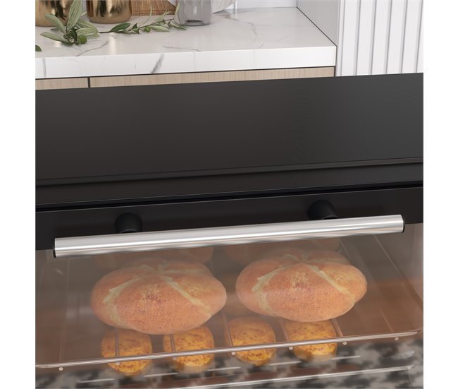 Horno Eléctrico Metal HOMCOM, hogar - cocina Negro
