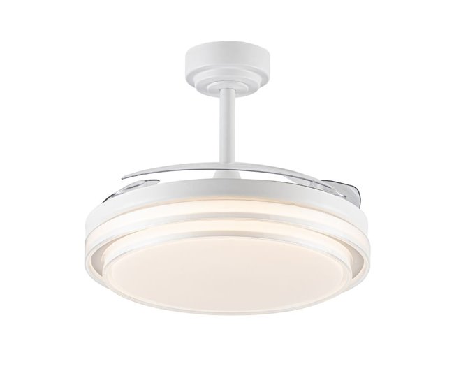 Ventilador De Techo Metal Serie Pampin L Blanco