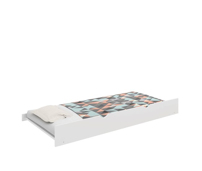 Cama Auxiliar Logan Muy Practica Blanco