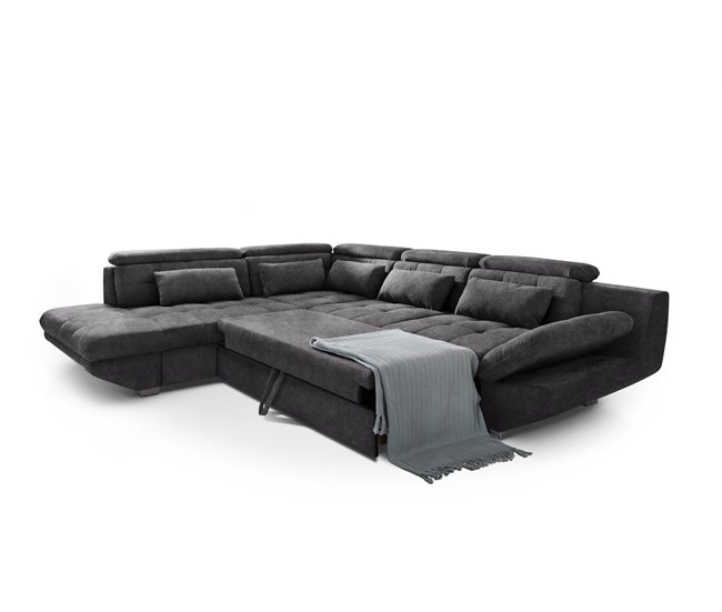 Rinconera convertible en cama ETERNITY Antracita