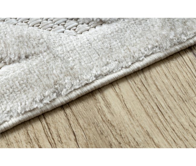 Alfombra SANTO sisal 58365A zigzag 160x220 Crema