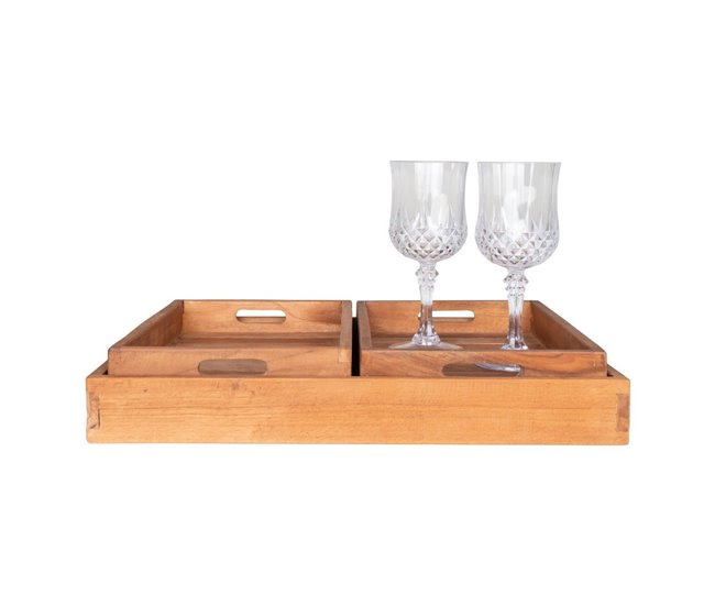 Bandeja Faro, Madera Marron