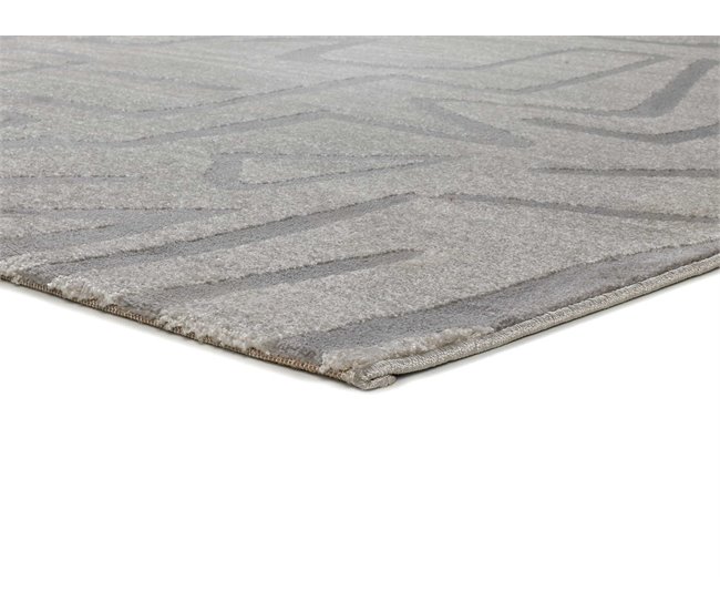 Alfombra de estilo étnico con relieve HL-AFRICA - ATTICGO 80x150 Plateado