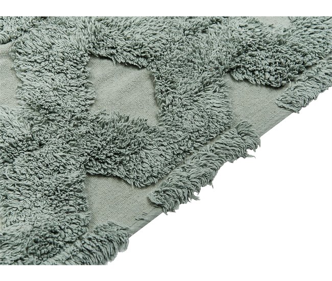 Beliani Alfombra de pelo corto KARS 140x200 Verde