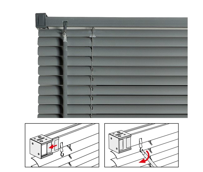 Persianas Venecianas de Aluminio con Cordón 