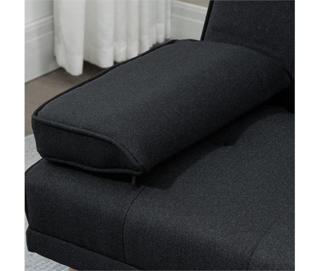 Sofá Cama Lino, Espuma HOMCOM, hogar - sofás y butacas Gris